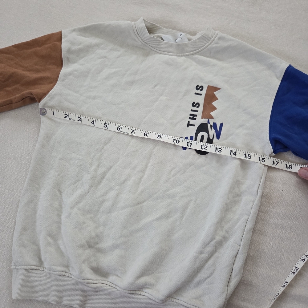 H&M Colorful Graphic "This Is Wow" Sweatshirt Kids 8/10 - Picture 7 of 7